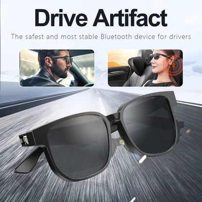 Gs09 Smart Glasses Sunglasses anti Blue Light Bluetooth Earphones Ai Audio Glasses Call Music Driving Fashion Clear Gifts