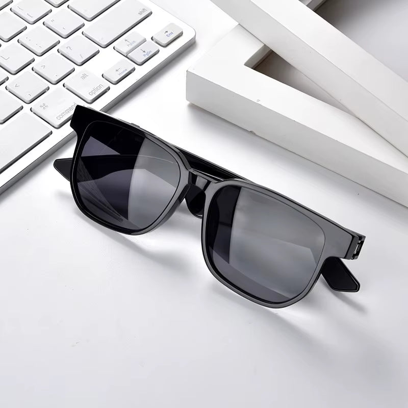 Gs09 Smart Glasses Sunglasses anti Blue Light Bluetooth Earphones Ai Audio Glasses Call Music Driving Fashion Clear Gifts